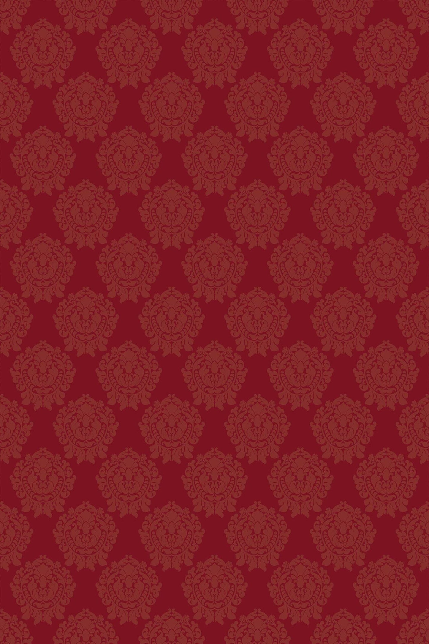 Red Damask Wallpaper