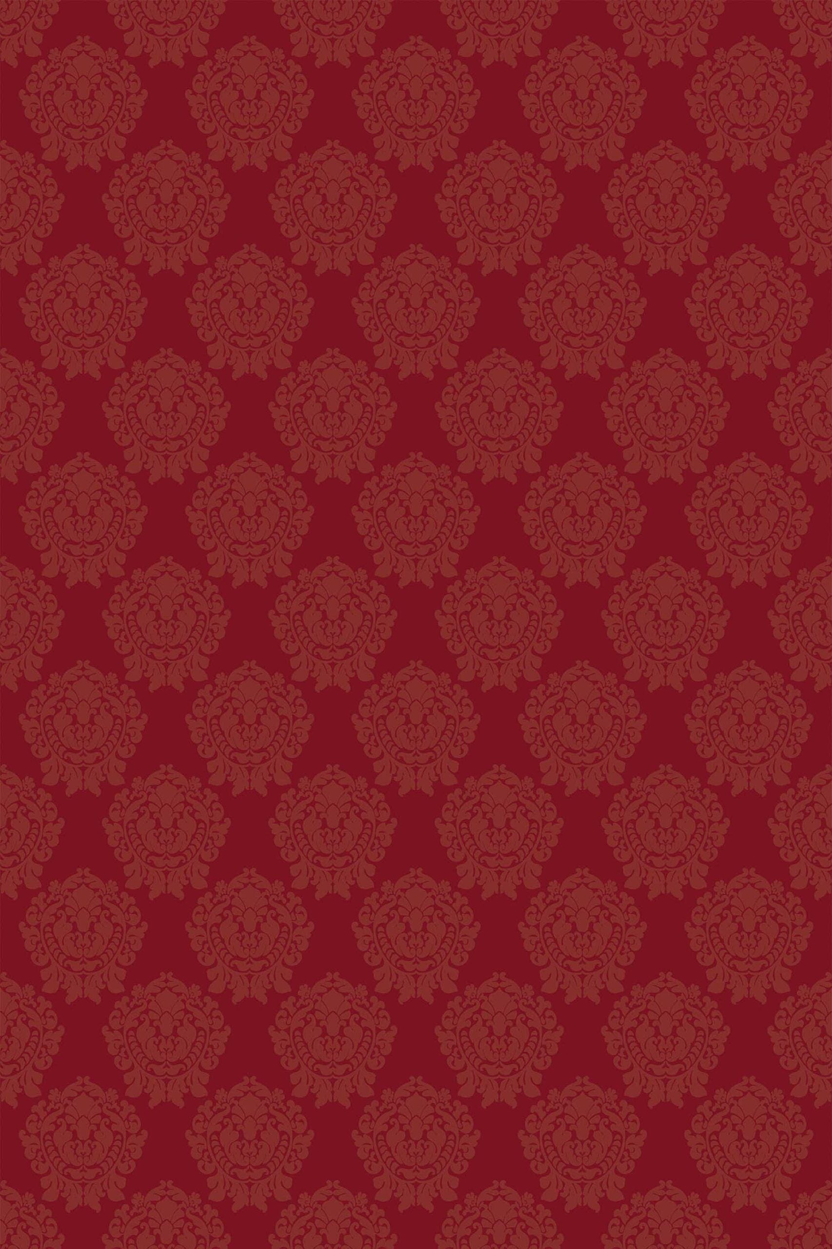 Red Damask Wallpaper