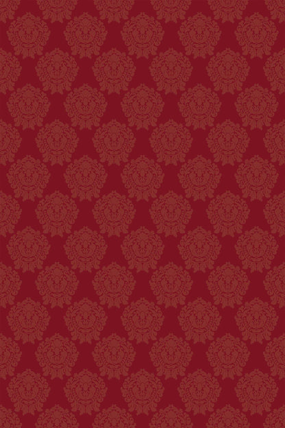 Red Damask Wallpaper