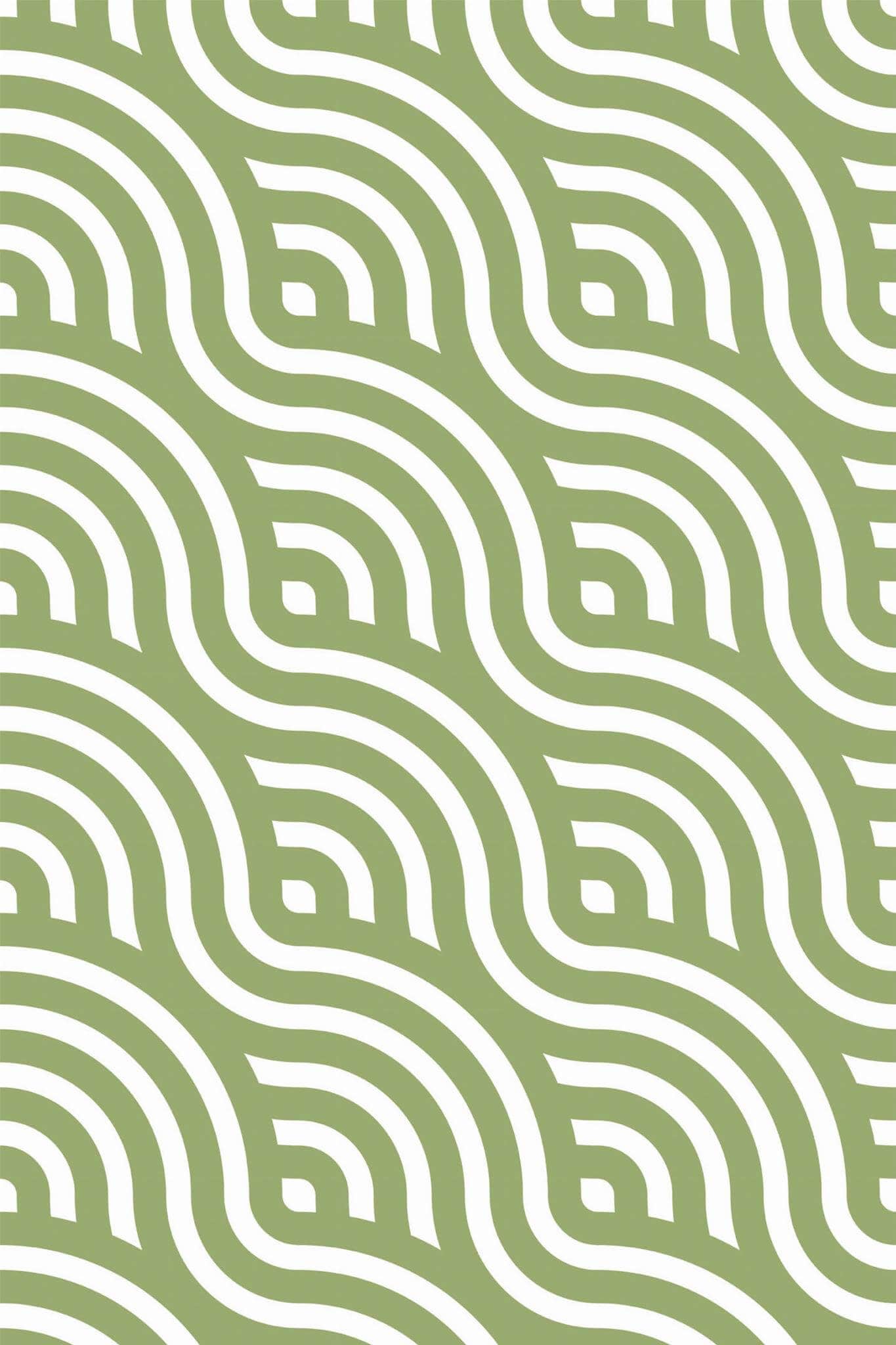 Green Geometric Wallpaper