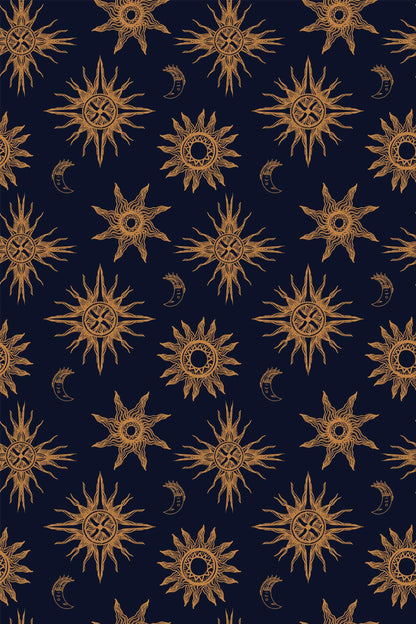 Gold Star Wallpaper