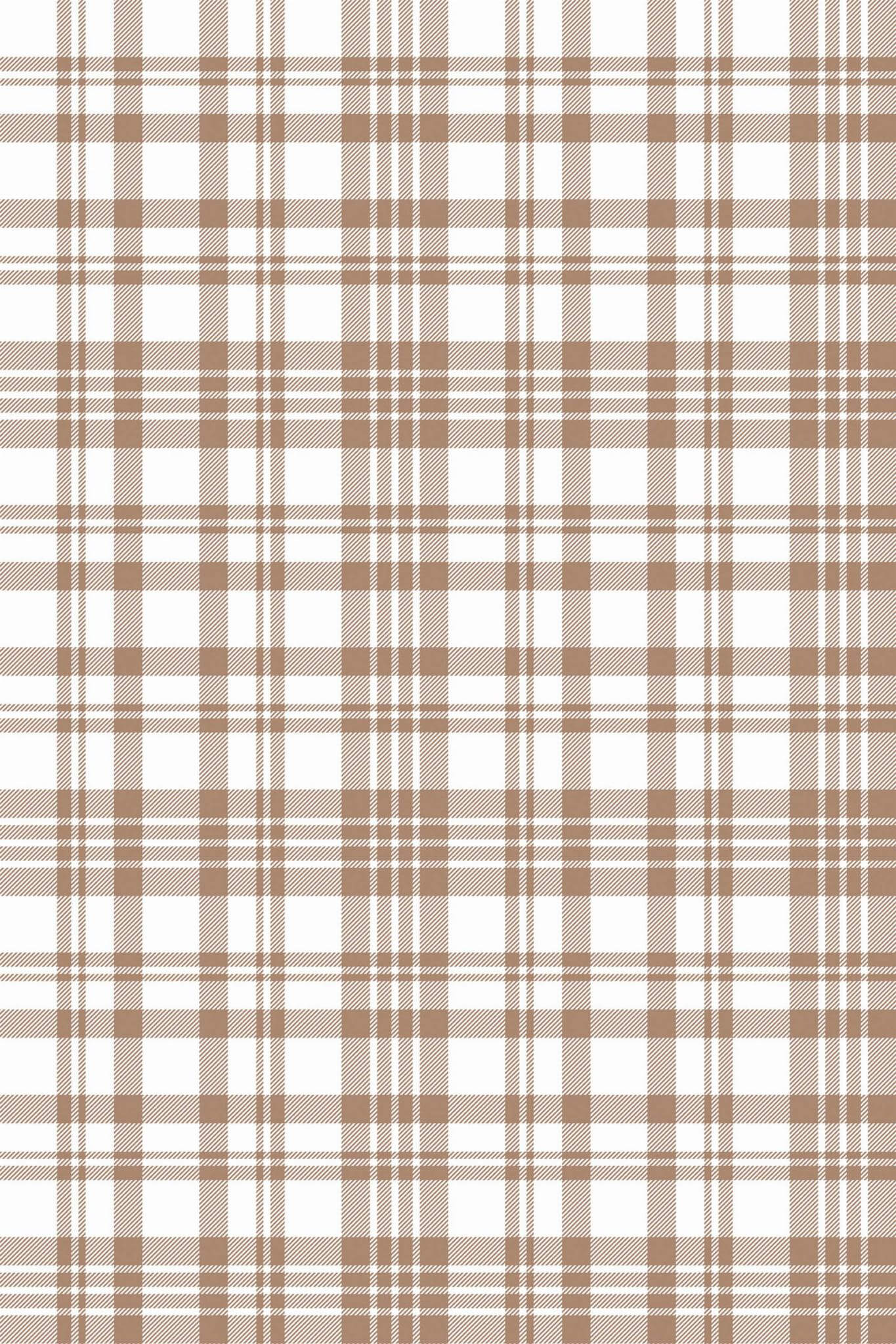 Neutral Plaid Wallpaper