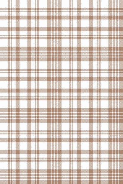 Neutral Plaid Wallpaper