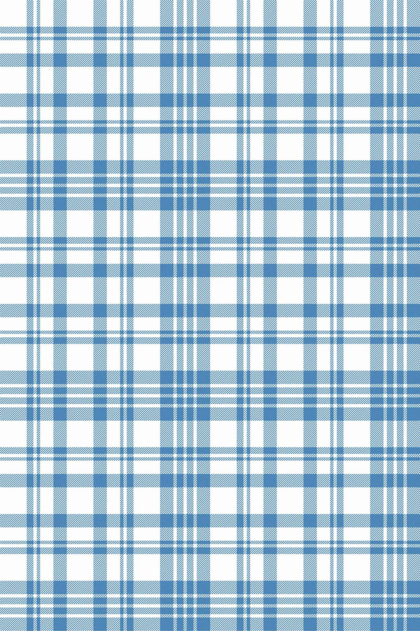 Blue Plaid Wallpaper