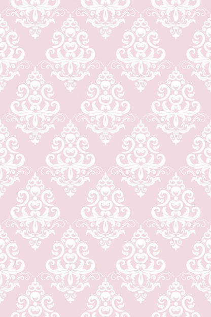 Pink Damask Wallpaper