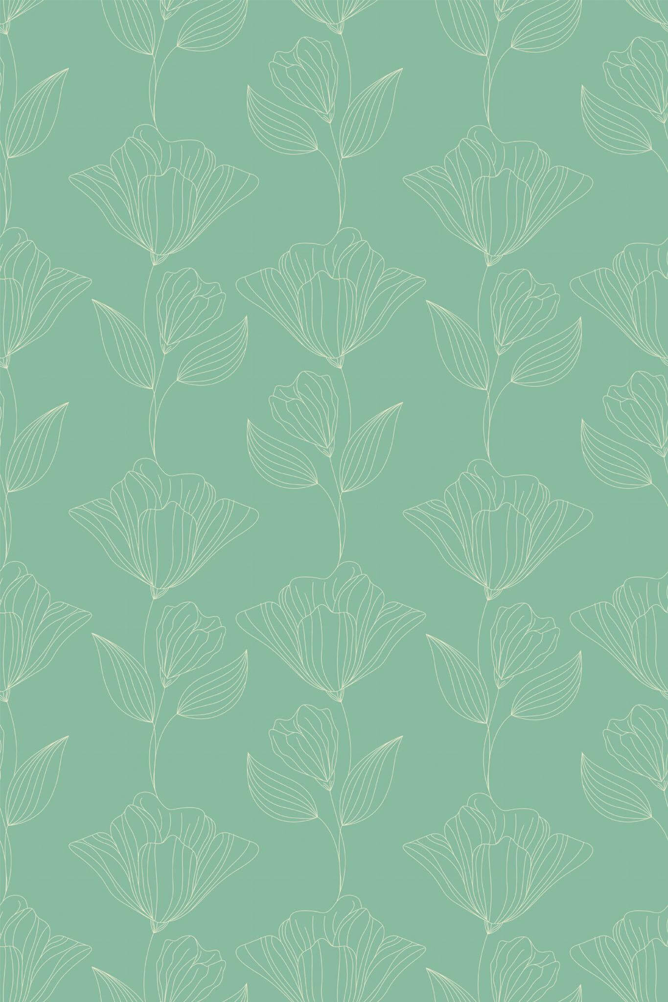 Pastel Green Wallpaper