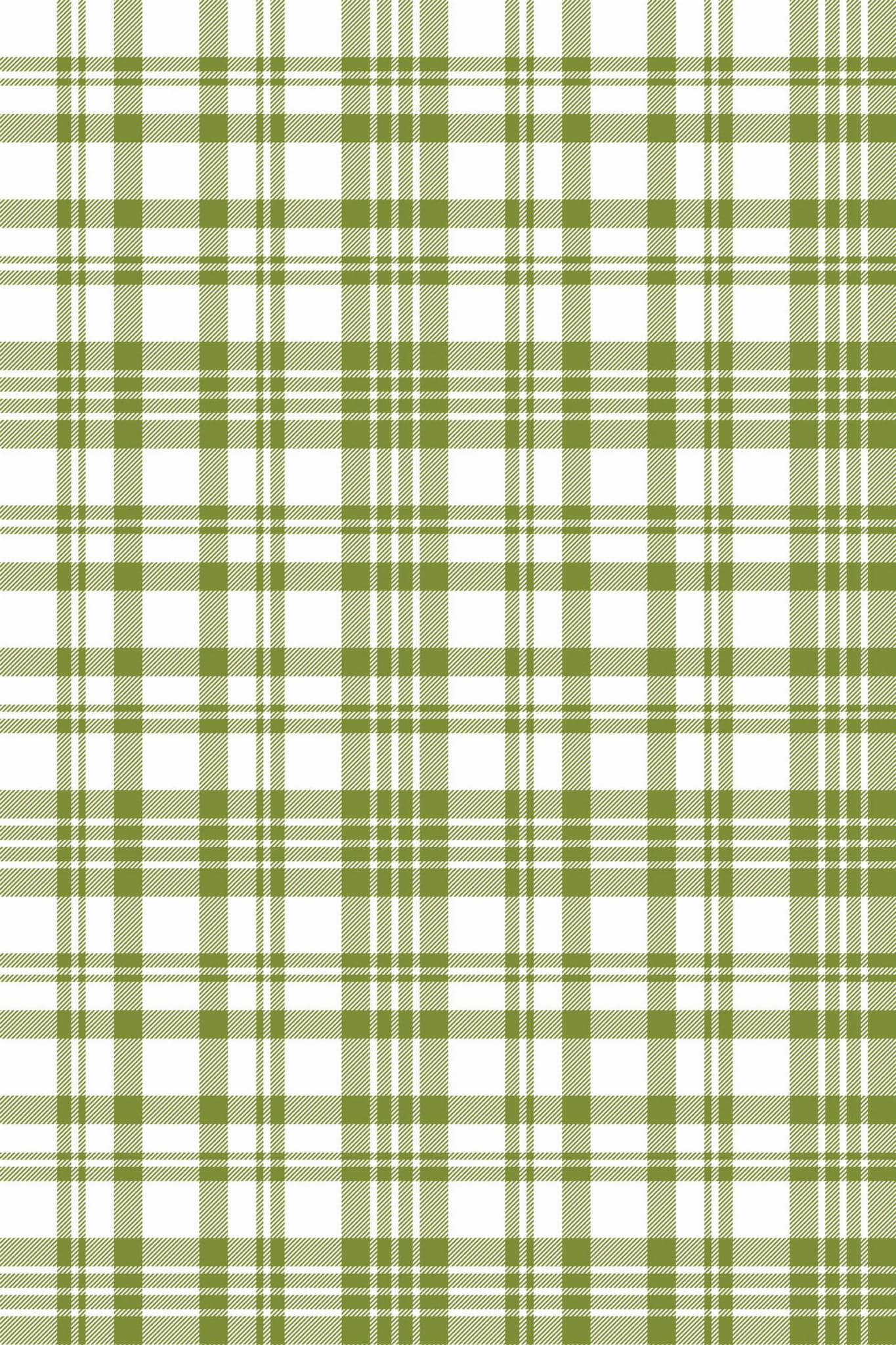 Green Plaid Wallpaper