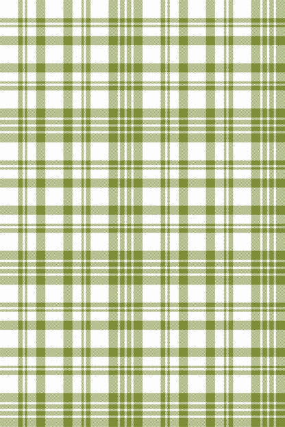 Green Plaid Wallpaper