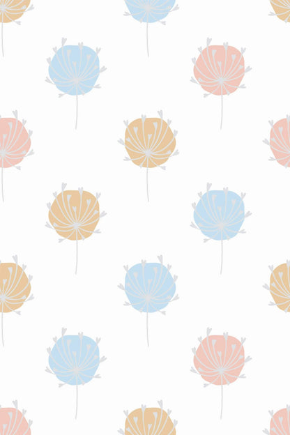 Cute Pastel Flower Wallpaper