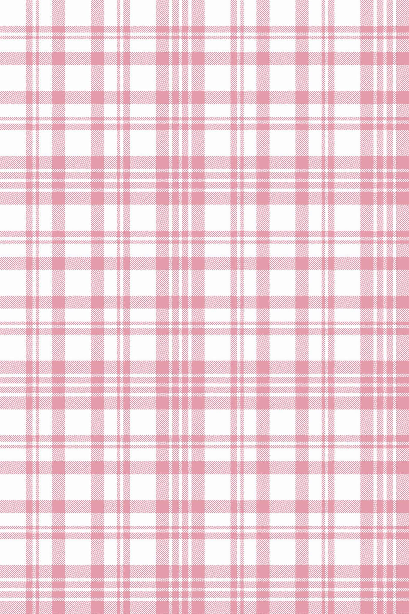 Pink Plaid Wallpaper