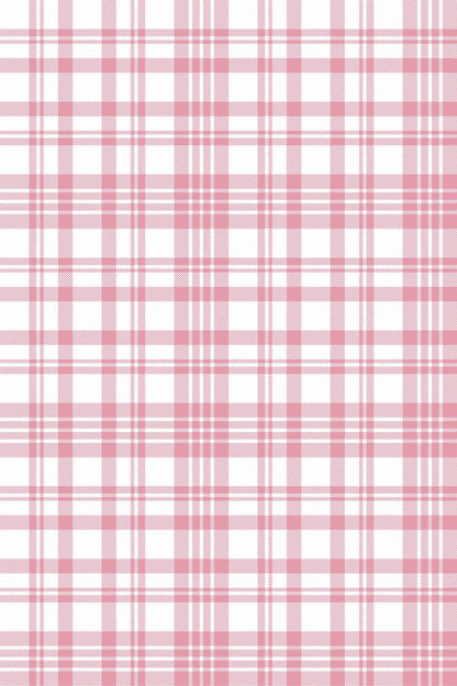 Pink Plaid Wallpaper