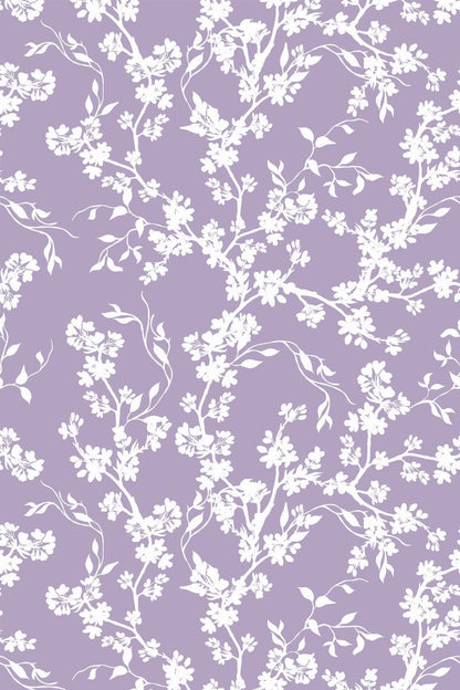 Purple Floral Wallpaper