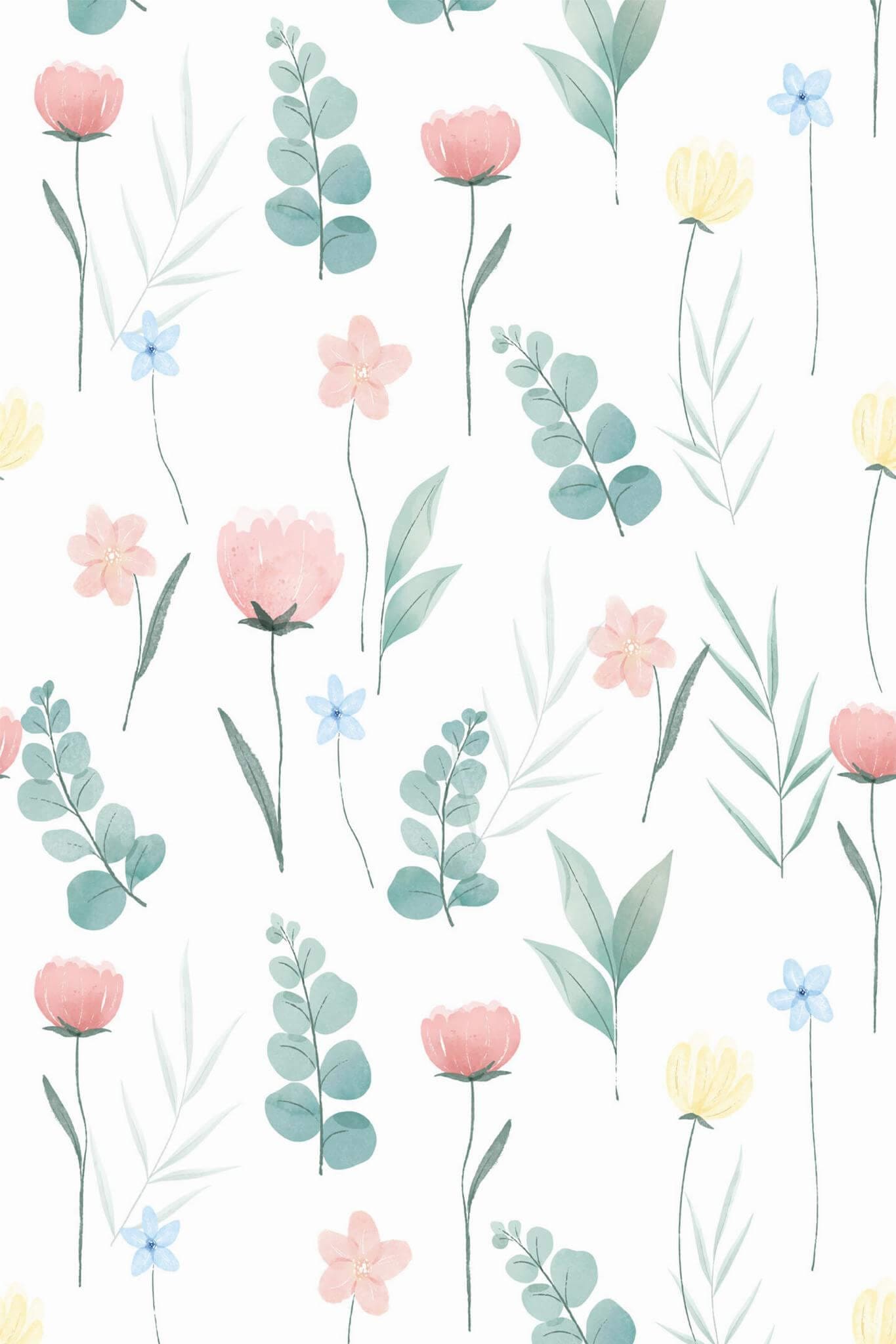 Pastel Flower Wallpaper