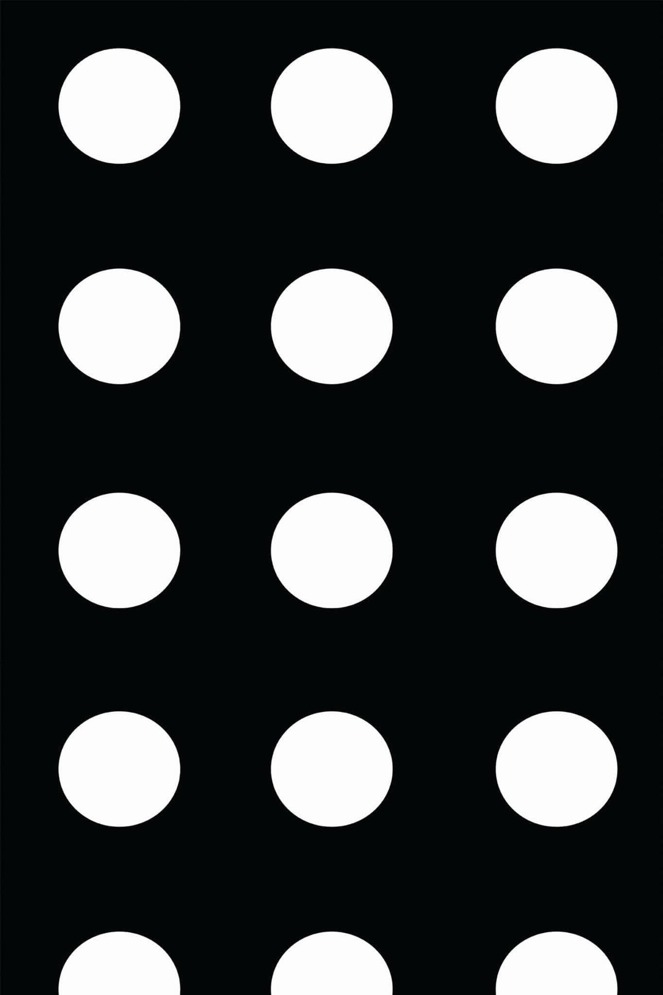 Black and White Polka Dot Wallpaper