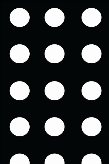 Black and White Polka Dot Wallpaper