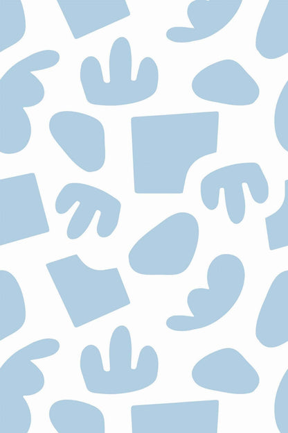 Light Blue Pattern Wallpaper