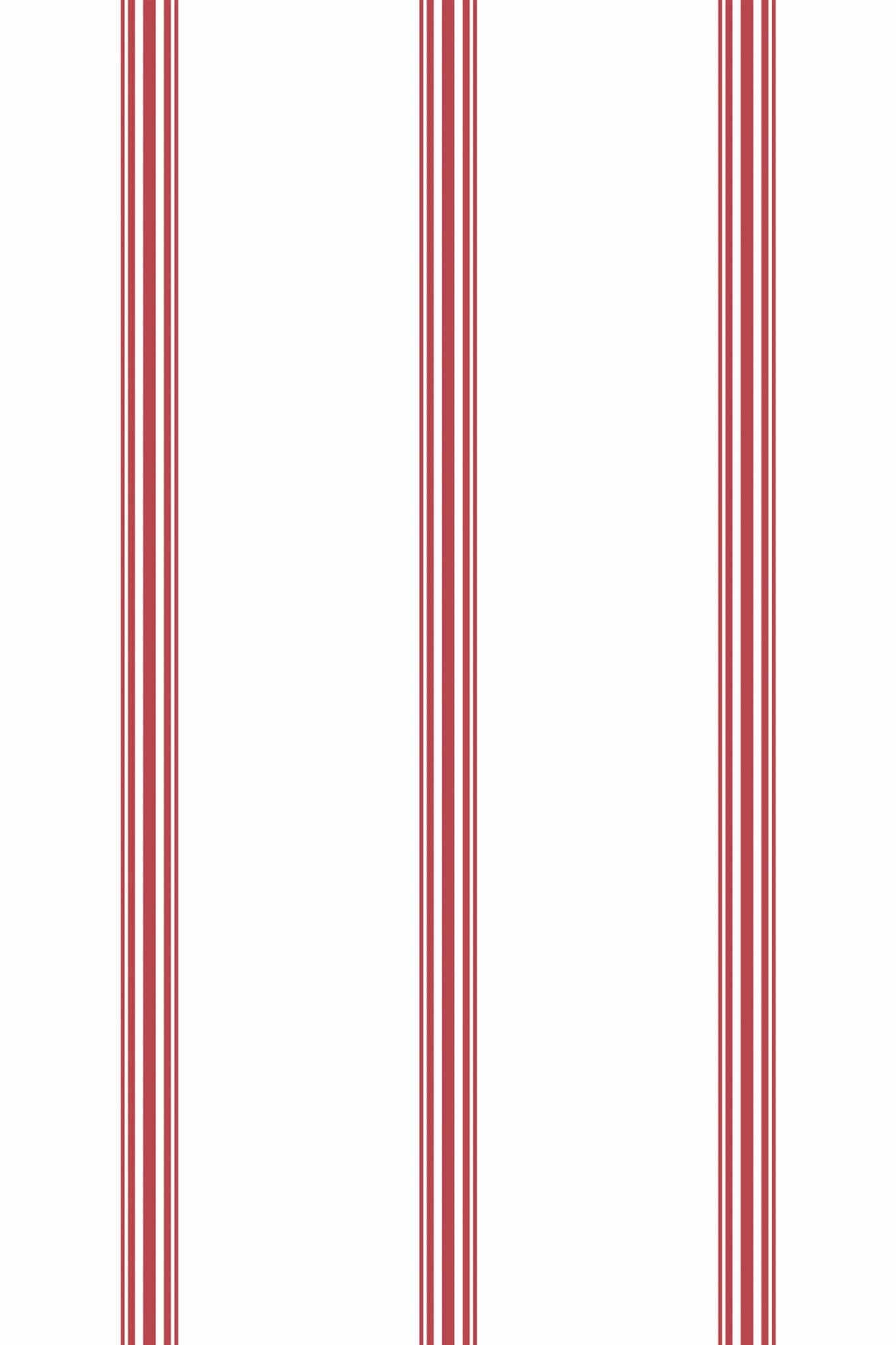 Red White Stripe Wallpaper