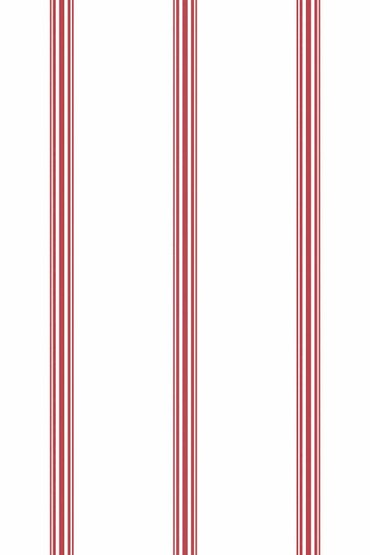 Red White Stripe Wallpaper