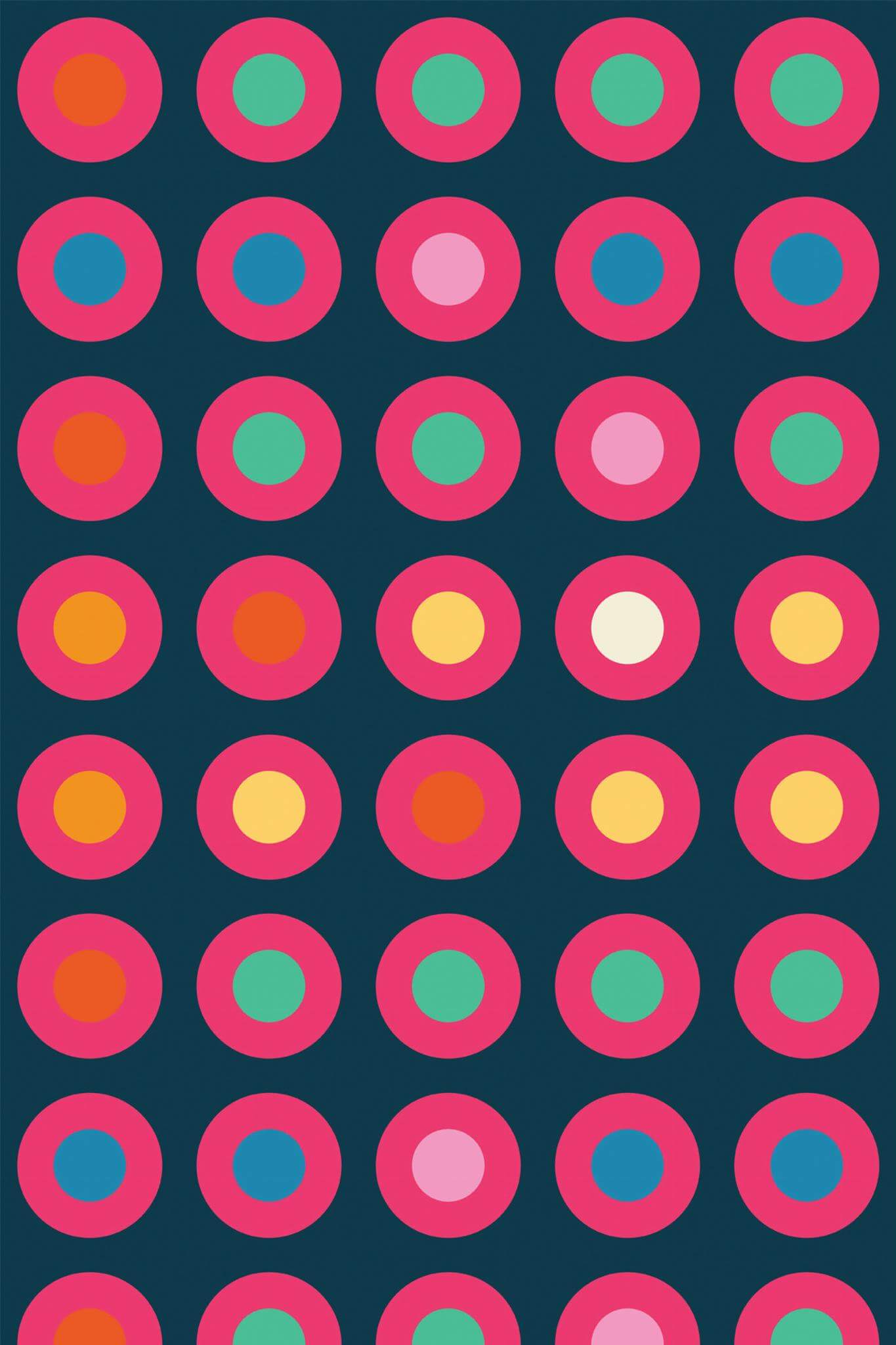 Pink Polka Dot Wallpaper