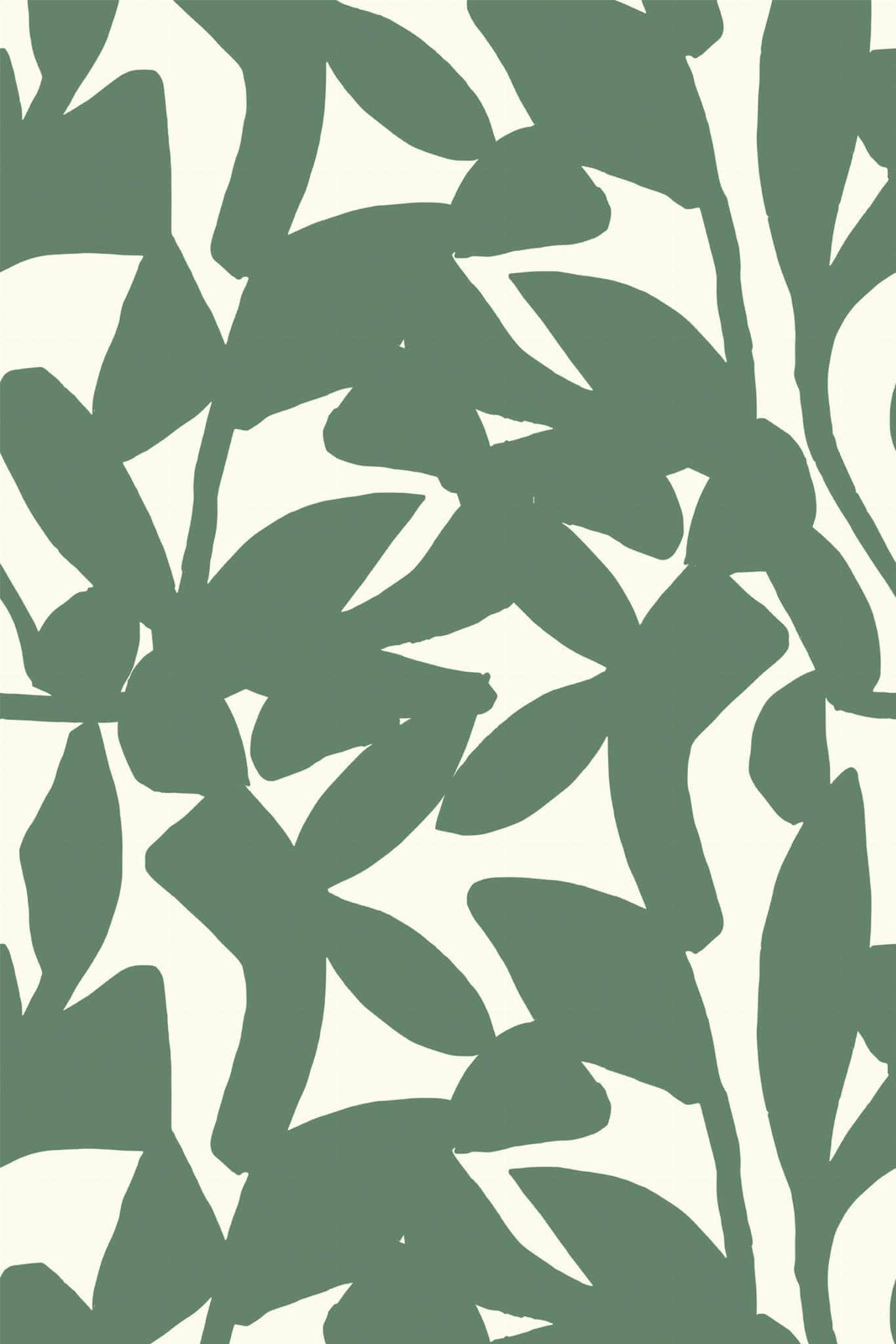 Green Botanical Wallpaper