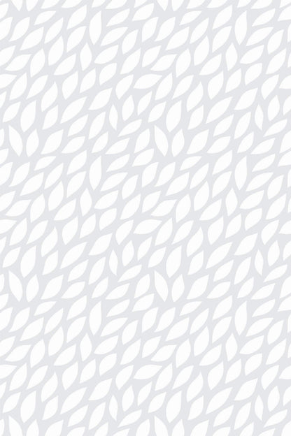 White and Grey Floral Wallpaper