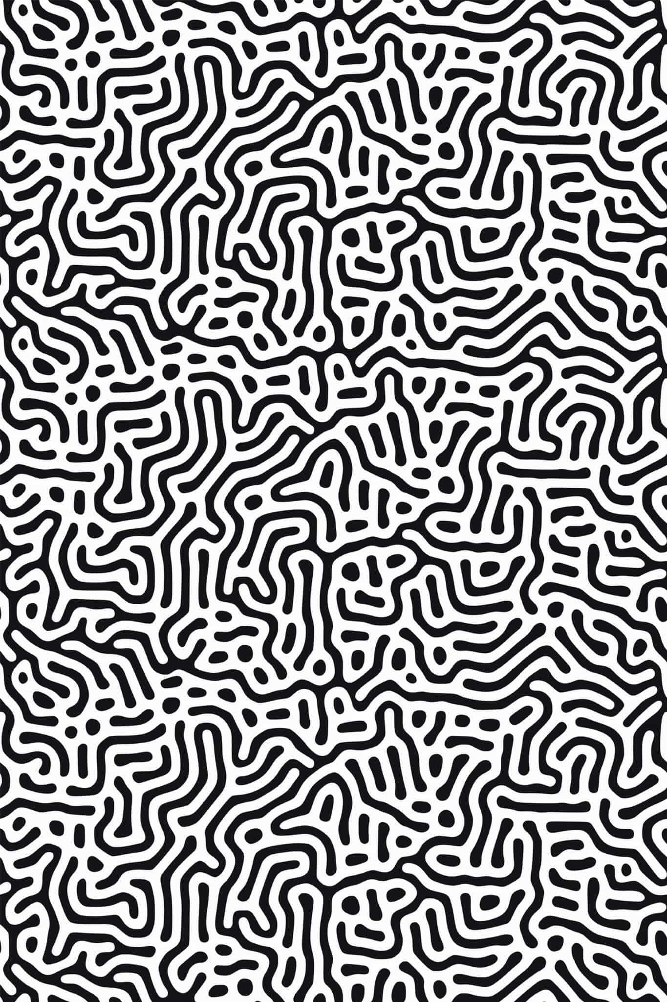 Black and White Abstract Wallpaper