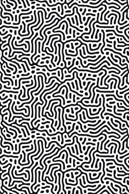 Black and White Abstract Wallpaper