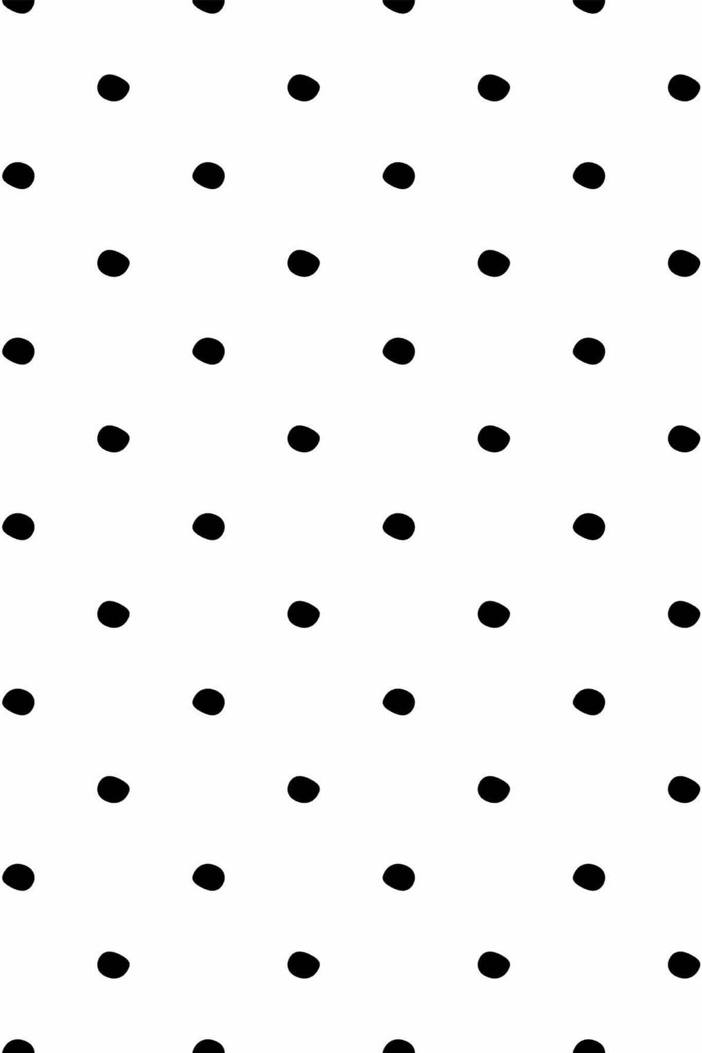 Black White Dot Wallpaper