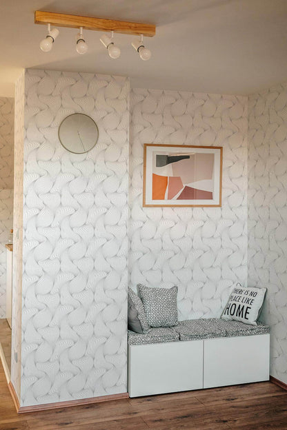 Neutral Patterned Wallpaper