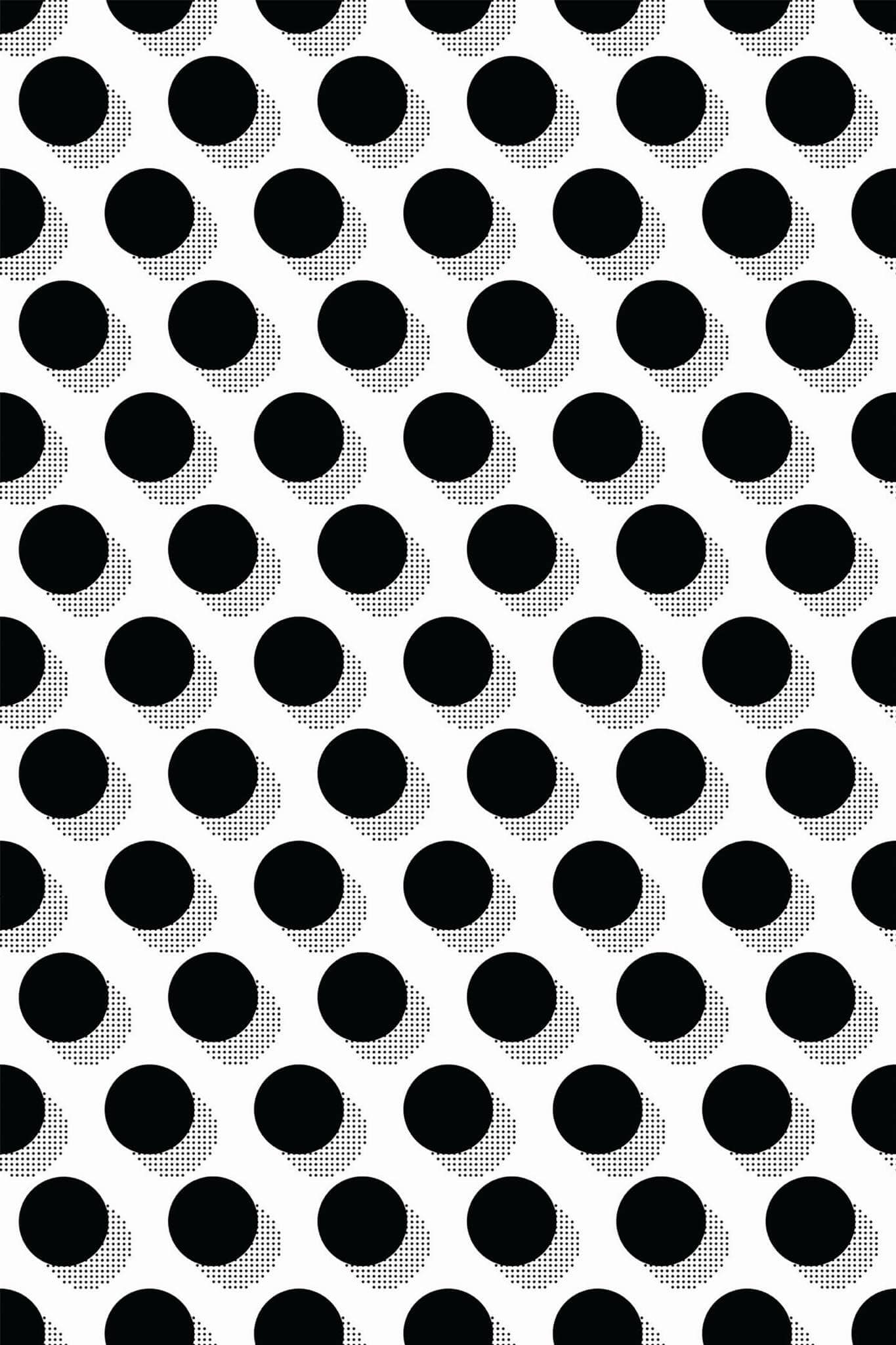 Black Polka Dot Wallpaper