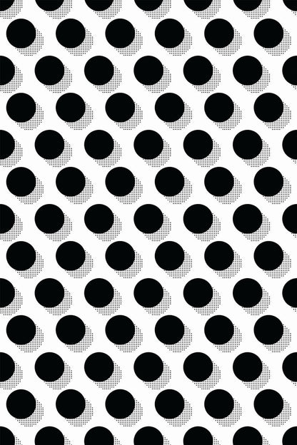 Black Polka Dot Wallpaper