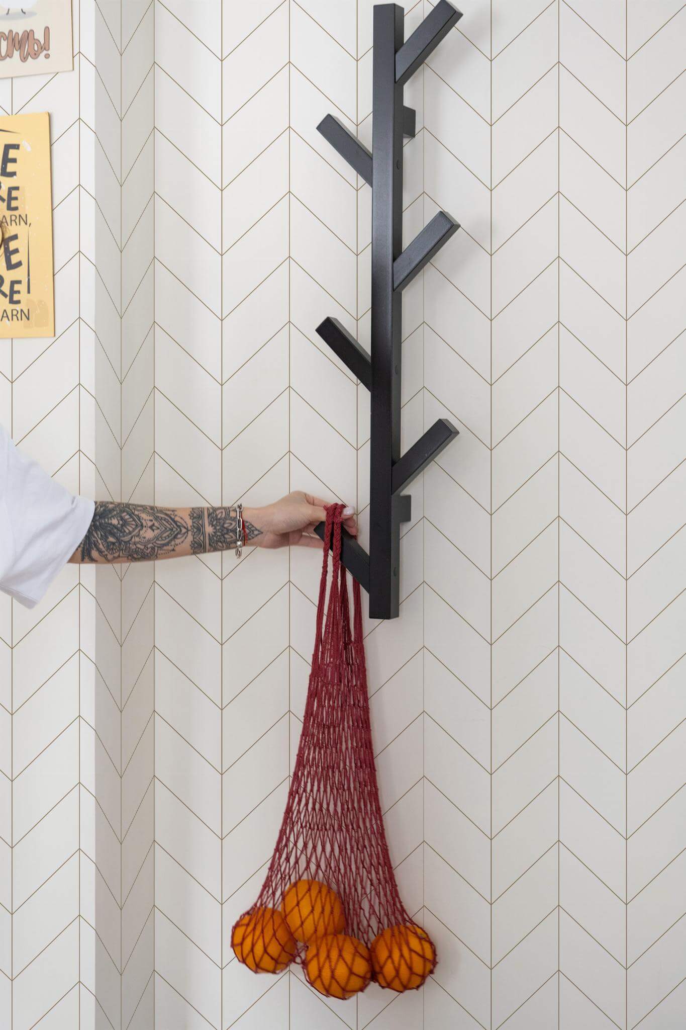 Herringbone Pattern Wallpaper