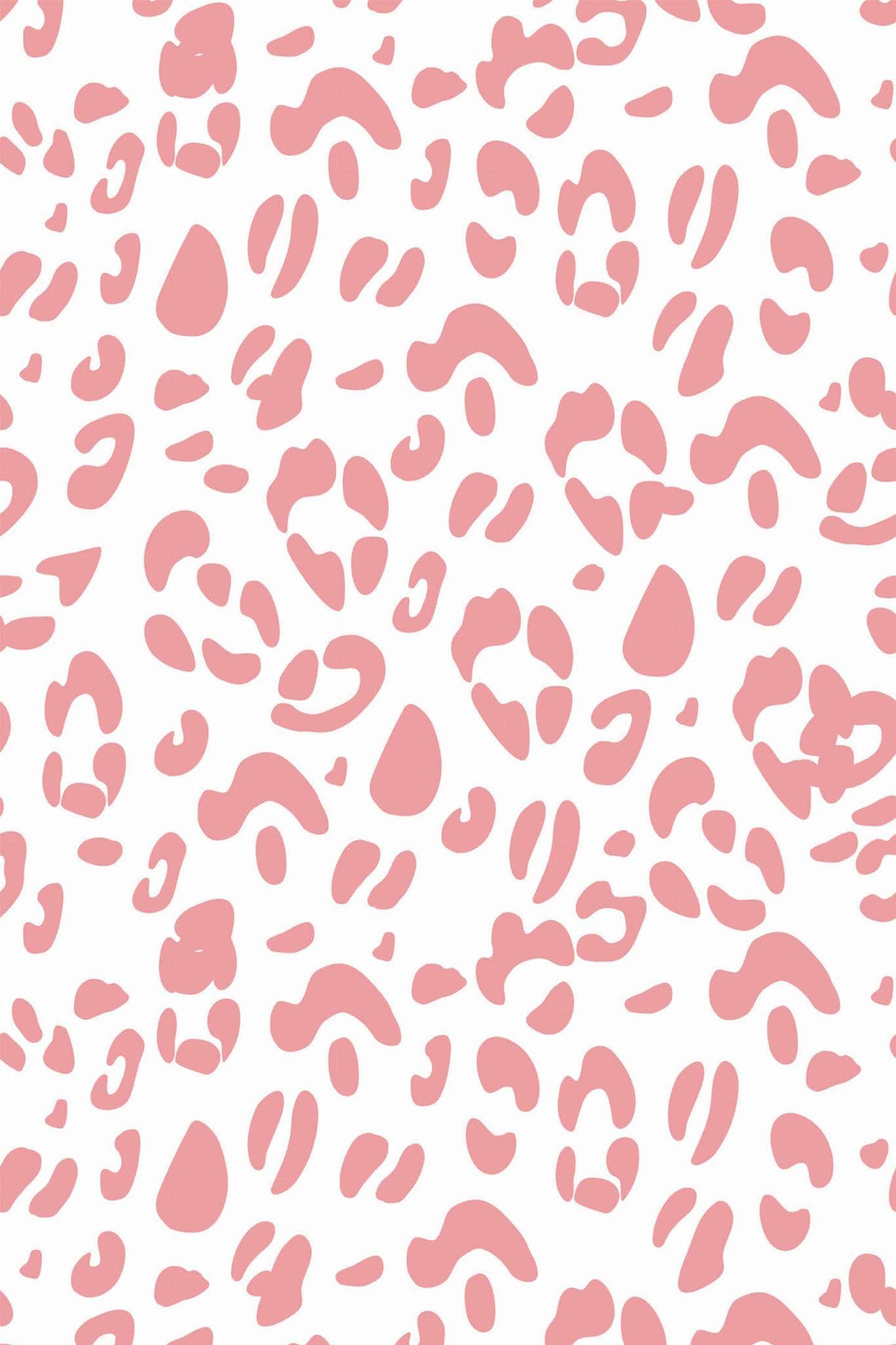 Pink Leopard Print Wallpaper