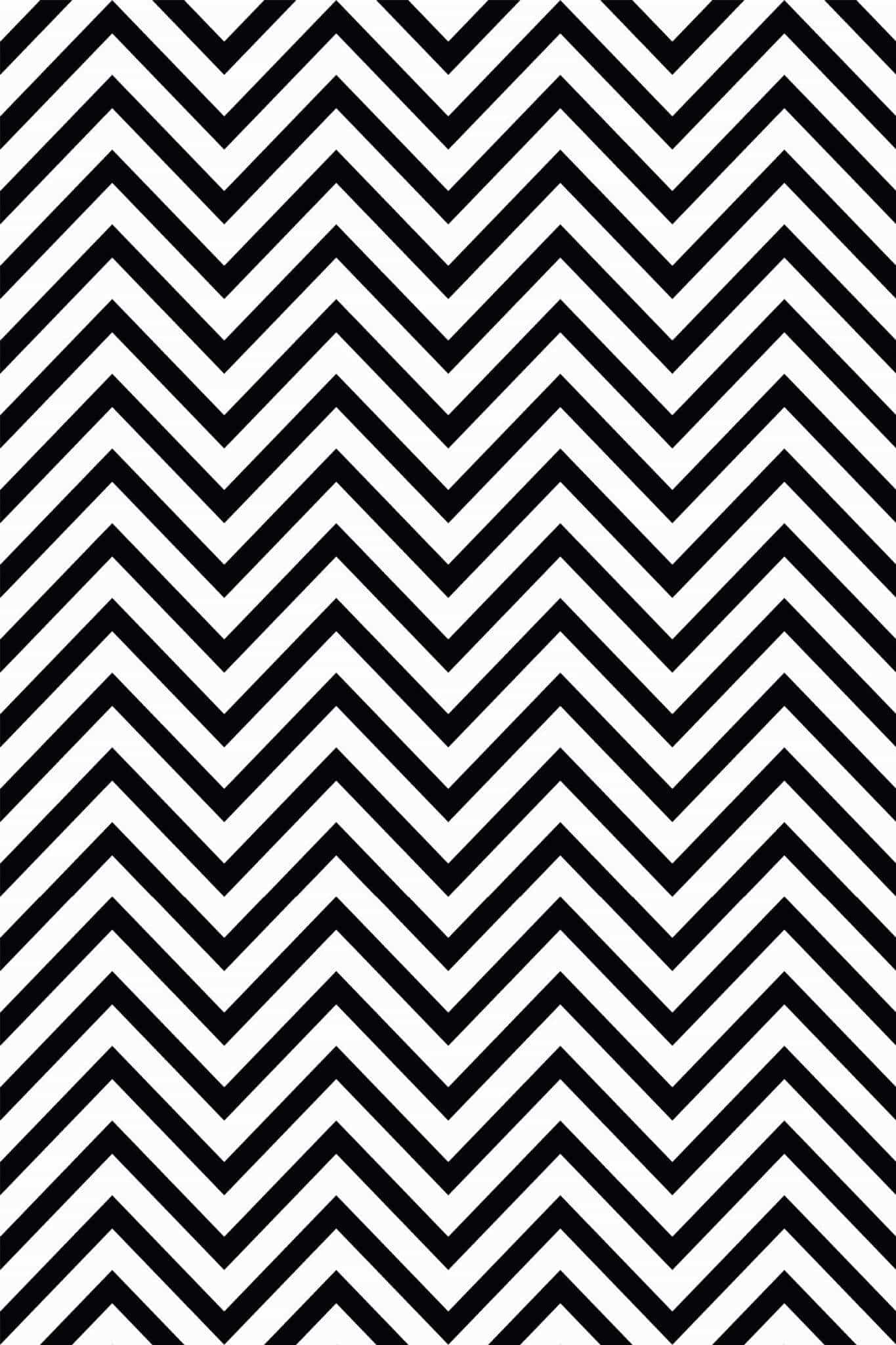 Black and White Herringbone Wallpaper