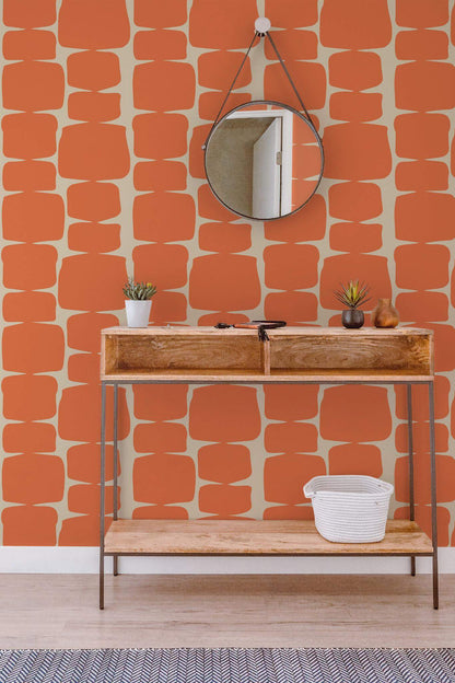 Orange Pattern Wallpaper